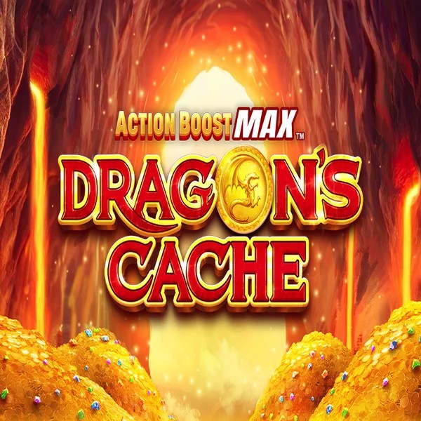 Action Boost Max Dragon's Cache casino game by SpinPlay Games – featured logo at Millioner Casino
