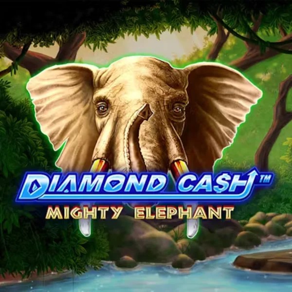 Diamond Cash Mighty Elephant slot visual from Greentube available on millionerscasino.eu