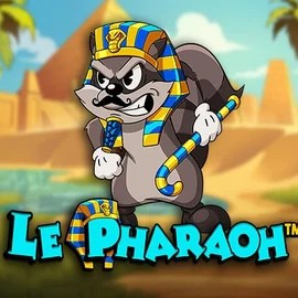 Le Pharaoh slot logo by Hacksaw Gaming at Millioner Casino