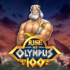 Rise of Olympus 100 slot logo by Play'n GO at Millioner Casino